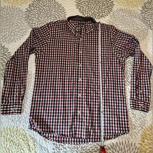 Van Heusen button down casual dress shirt.